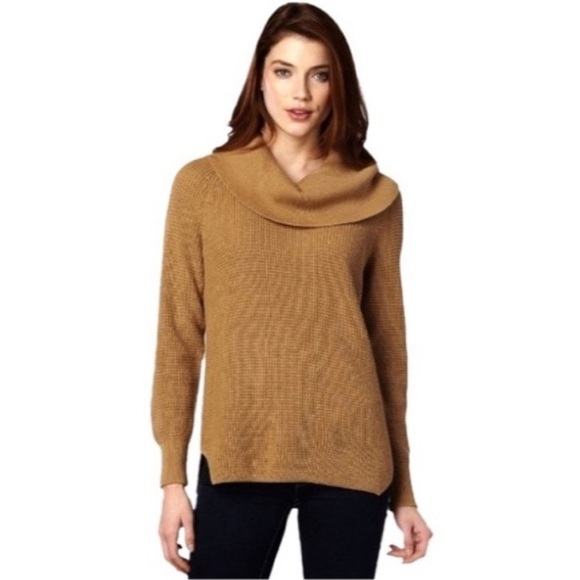 Michael Kors Camel Cowl Neck Sweater - Picture 1 of 8